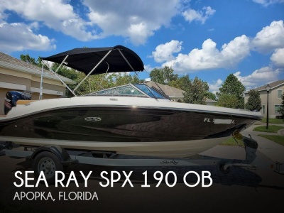 2018 Sea Ray SPX 190 OB