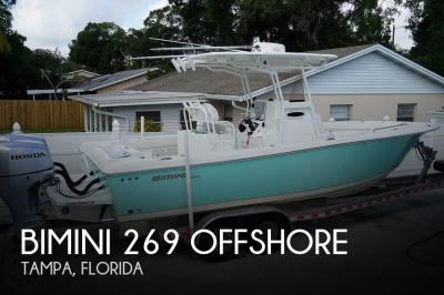 2017 Bimini 269 Offshore