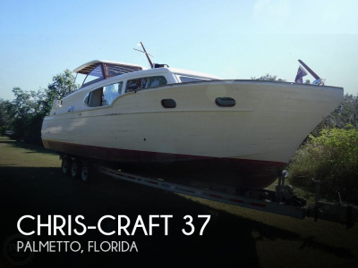 1955 Chris Craft 37 Commander