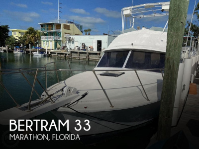 1977 Bertram 33 Flybridge Cruiser