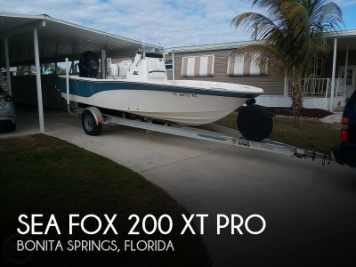 2011 Sea Fox 200 XT PRO