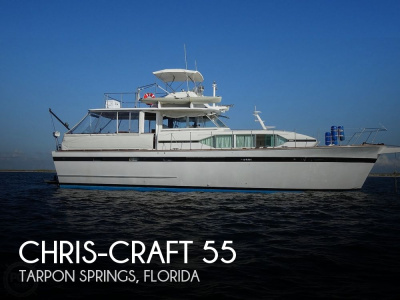 1974 Chris Craft 55 Roamer Flush Deck MY